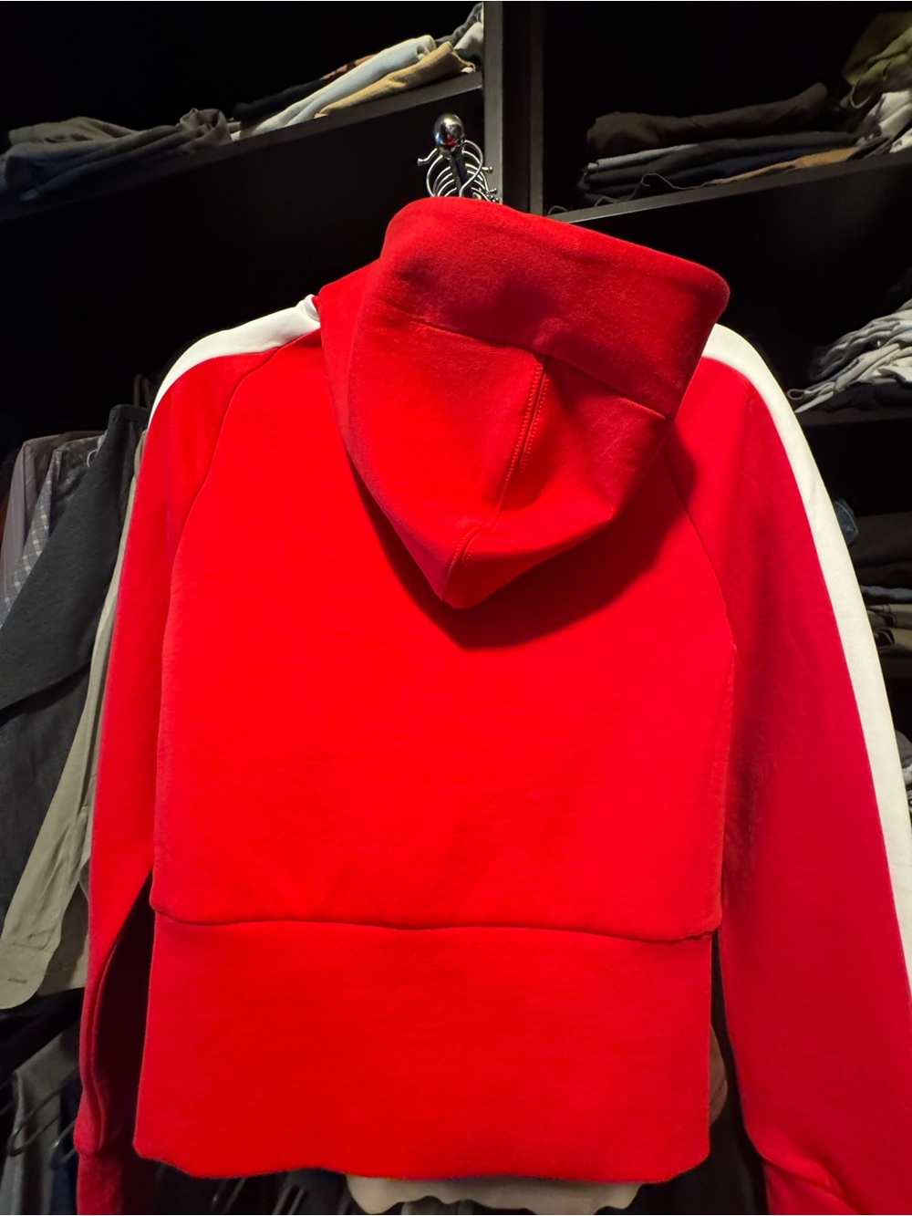 Coperni Red and White Cutout Hoodie - Picture 7 of 10